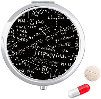 Buscando limites Fórmulas científica cálculo figura caixa de pílula Caixa de armazenamento de remédios de bolso Distribuidor