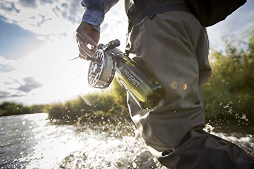 Lifestraw Go Bottle 2 etapa com filtro integrado de 1.000 litros de vida e carbono ativado, verde, 22oz