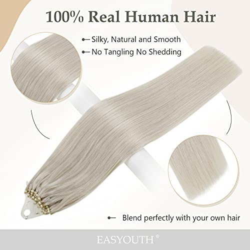 Compre mais salvar mais: Easyouth Micro Bead Hair Extensions com Extensões de cabelo de trama de 22 polegadas