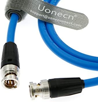 Uonecn 12g 75 Ohm HD-SDI Video Coaxial Cable BNC masculino para masculino para câmera de vídeo 4K 39 ''
