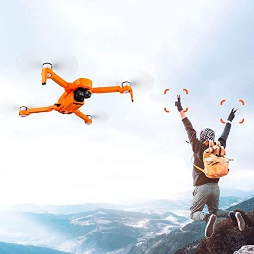 Ujikhsd Brushless Drone com câmera de 6k para adultos, RC Quadcopter com vídeo ao vivo do WiFi FPV para iniciantes para crianças, voo de trajetória, controle de aplicativos, movimentos 3D, altitude de retenção, estojo de transporte