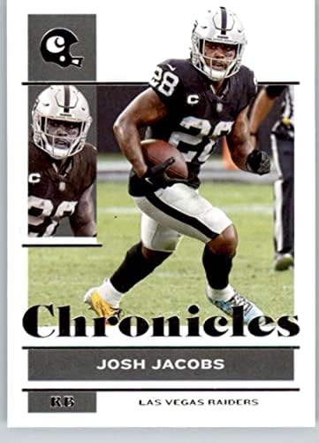 2021 Panini Chronicles 63 Josh Jacobs Las Vegas Raiders NFL Football Trading Card