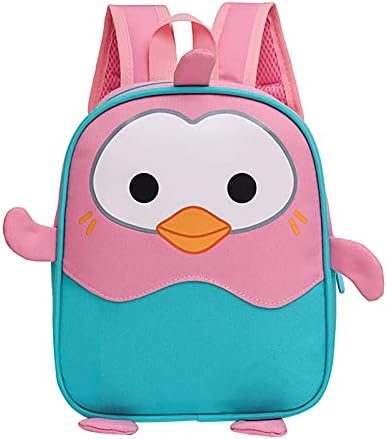 Bolsa animal fofa crianças pequenas escolares de cartoon mochila moda pinguim infantil saco de fraldas de viagem