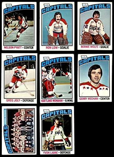1976-77 Topps Washington Capitals perto da equipe set Washington Capitals-Hockey VG+ Capitals-Hockey