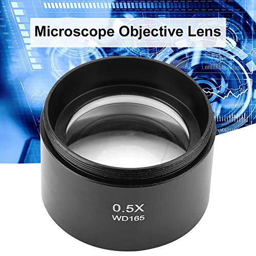 Lente objetiva auxiliar, lente objetiva de microscópio leve durável, campo de visão efetivamente aumentado para a