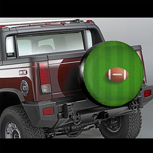 Protetor de roda de pneus impressa em campo de futebol verde, protetor de rodas,