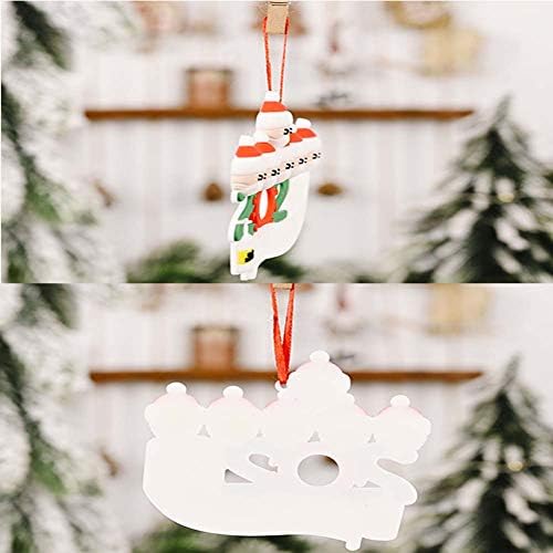Ornamentos de árvore de Natal Suola 2020 Família personalizada de 1-7 membros da família DIY pendurando decorações de natal presentes