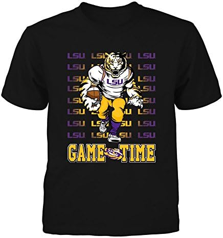 T -shirt FanPrint LSU Tigers - hora do jogo