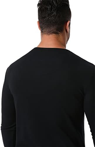Jeke-DG Winter Warm Flanela camisa Termal Camiseta Termal Manga Longa Botão de pulôver de búfalo Buffalo Stretch