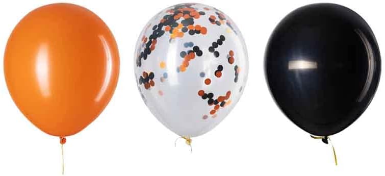 Balões azuis, confetes e laranja - pacote de 50, ótimo para casamentos aniversários decorações de chuveiro decorações de formatura