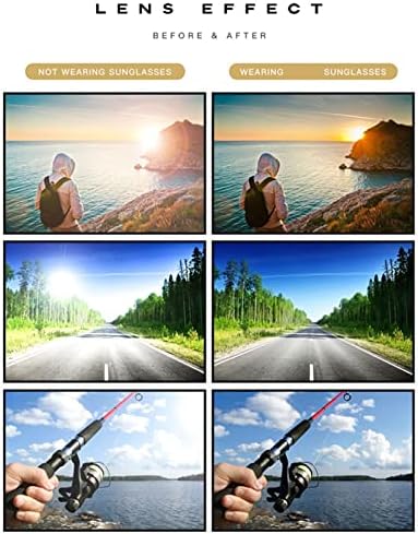 Visão noturna dexlary Drivante óculos anti-Glare UV400 óculos polarizados para homens Mulheres Cicling Pishing Golf Safety Sunglasses