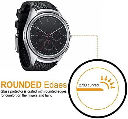 Supershieldz projetado para Samsung Galaxy Watch 5 / Galaxy Watch 4 Protector de tela de vidro temperado, anti -scratch, bolhas sem bolhas