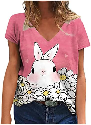 Camisas de Páscoa para mulheres Conelas Camisas de coelho