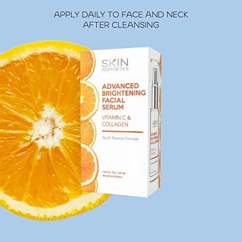 A estética da pele de vitamina C e soro face de colágeno - minimizador de poros, removedor de manchas escuras, anti -rugas, soro