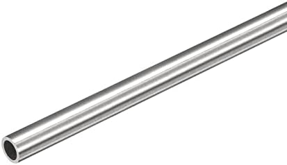 UXCELL 304 Tubo capilar de aço inoxidável, od 6,5 mm x 0,2 mm de espessura de 250 mm de comprimento de metal para máquinas