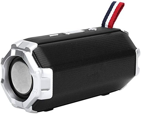 PUSOKEI SUBWOOFER, alto -falante recarregável Bluetooth, alto -falante portátil de subwoofer ao ar livre com função de rádio, mp3
