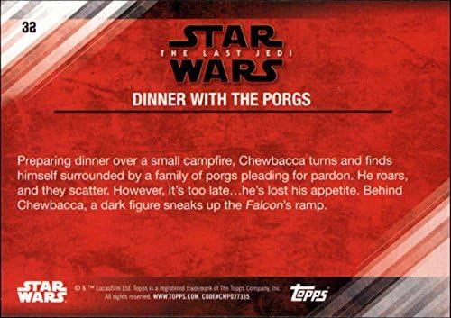 2018 Topps Star Wars The Last Jedi Series 2#32 Dinner With the Porgs Movie Collectible Trading Card