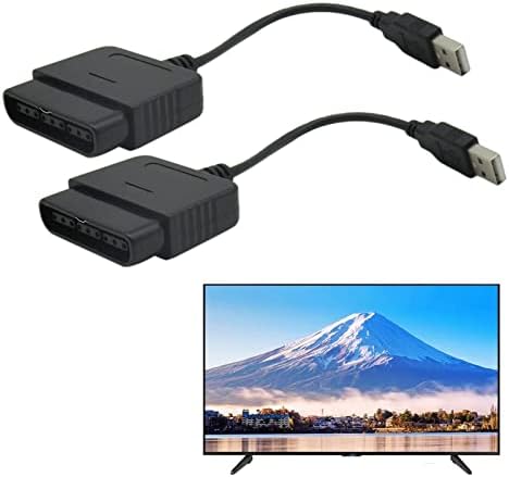 PS2 a PS3 USB Cable Controller Converter Adaptador Cabo para Sony PlayStation 2 PlayStation 3 2Pack por Haoyu