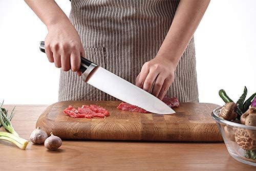 Swar Infinity Kiritsuke Chef Knife - Série Comfort -Pro - Facas de aço inoxidável de alto carbono 8 polegadas