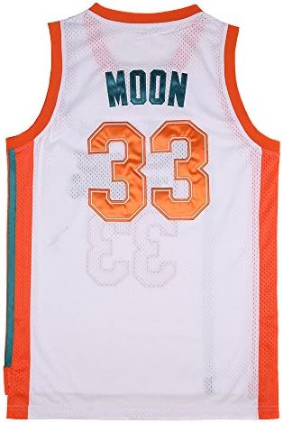 Jersey de basquete de Borolin Mens #33 Jackie Moon Flint Tropics