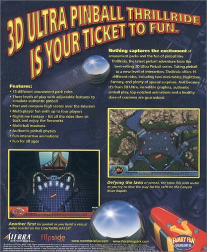 3 -D Ultra Pinball: Thrillride - PC/Mac