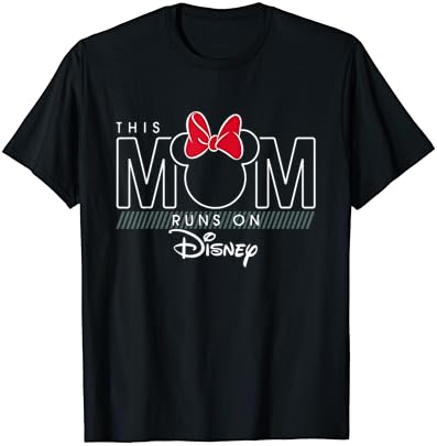 Disney Minnie Mouse Esta mãe corre na camiseta da Disney