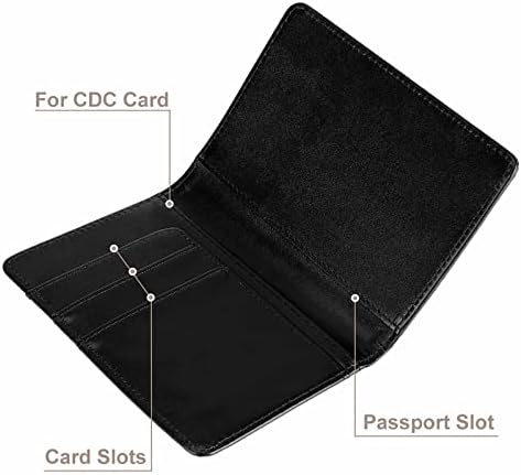 Lion Head Impresso Passport tounts Cover Case Wallet com slot de cartão PU Couro Documentos de viagem Protetor Organizer Protector