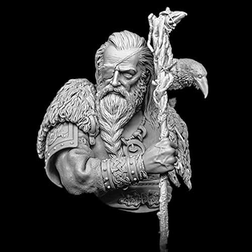 Goodmoel 1/10 Antigo Magio de Fantasia Mage Warrior Resin Bust Modelo / Desmonte e Soldado Die Soldier Die Kit / LS-5127