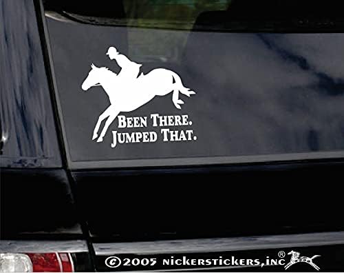 Estive lá pulou que - Jumper Jumping Horse and Riders Vinyl Window Decal