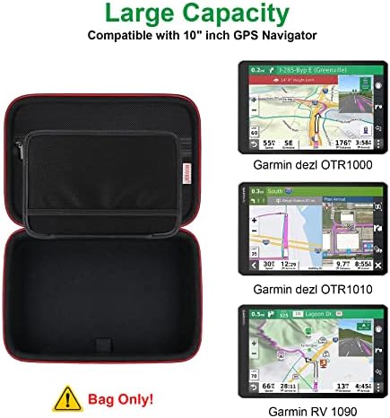 Caixa GPS de transporte rígido Bovke para Garmin Dezl OTR800 / DEZL OTR810 / drivesmart 86 / Garmin RV 890 8 '