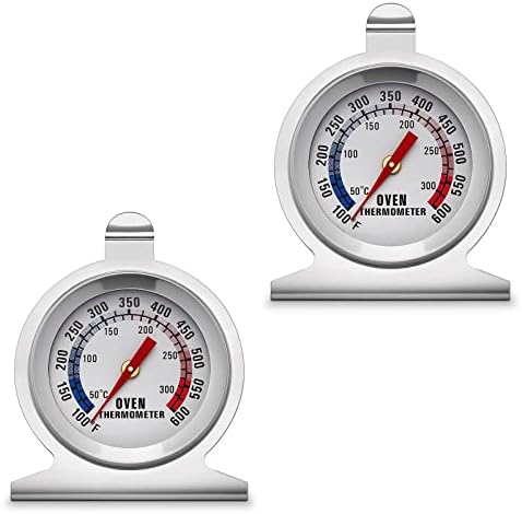 Termômetro de forno de mostrador Thermo KT com leitura instantânea, termômetro de grade de aço inoxidável de 2 polegadas…