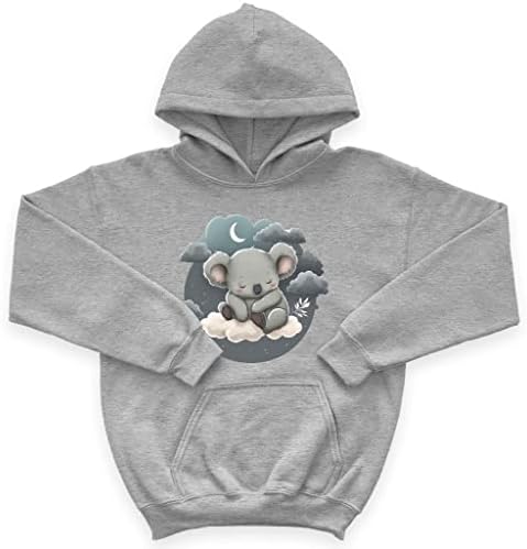 Hoodie de lã de esponja de Koala Kids - Hoodie para crianças fofas - capuz - capuz temático para crianças