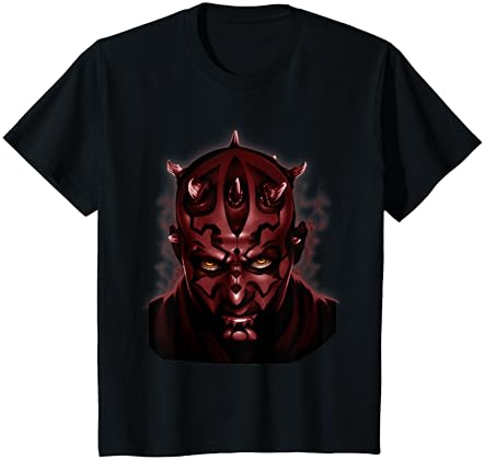 Star Wars Darth Maul Grande Face Retrato T-shirt