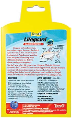 TETRA 77326 TETRA Lifeguard Tablets, 32 comprimidos Treats 32 galões