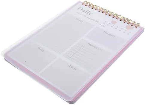 Magiclulu 3pcs Notebook Pink Paper Check -in
