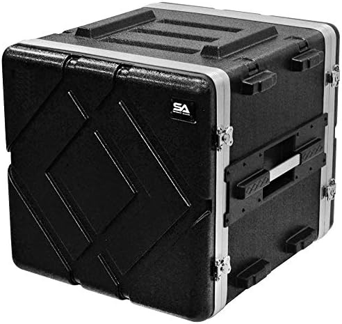 Áudio sísmico - SALWR10D - Caixa leve do rack de Abs Space - 10U PA DJ AMP EFEITOS EFEITOS PAPAÇÃO CASA