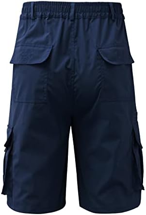 Shorts de carga meymia mass, 2023 Summer Men Men Solid Color Zipper e Button Feching Camping Viaje curto com multi-bolso