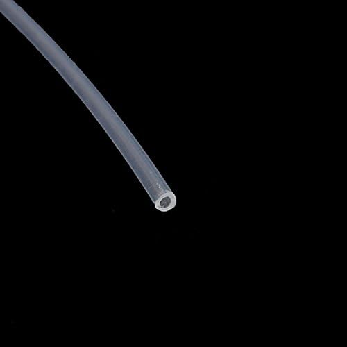Aexit 1mmx2mm PTFE Gerenciamento de cordão transparente Tubo tubo Tubo 5 metros 16,4 pés para a impressora de mangas de cabo 3D Repalação