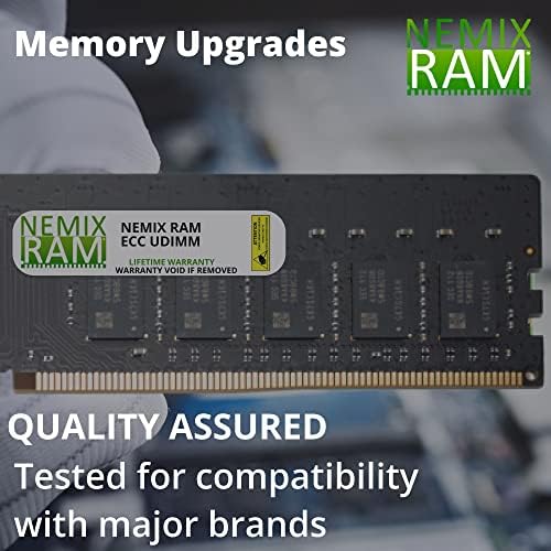 64GB DDR4-2666MHz PC4-21300 ECC UDIMM 2RX8 1.2V Memória não sofrida para servidor por Nemix Ram