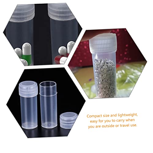 Solustre 150pcs Amostra de armazenamento de garrafa de vidro Clarity Care Skin Products Travel Skincare Containers Mini Maquiagem