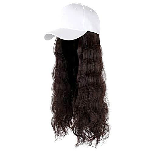 NBSLA Baseball Cap Hair Wave Hairstyle Chante de peruca ajustável