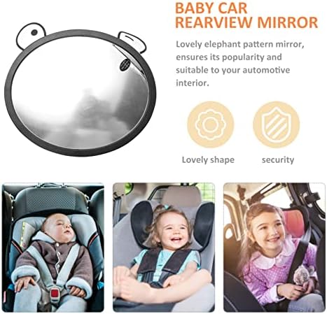 Espelho de carro de bebê espelho traseiro: segurança traseira espelho traseiro espelho infantil espelho retrovisor para crianças
