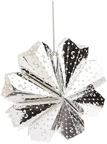 American Crafts 340587 Heidi Swapp 8 pontos Star Paper Lantern, 17 , Silver