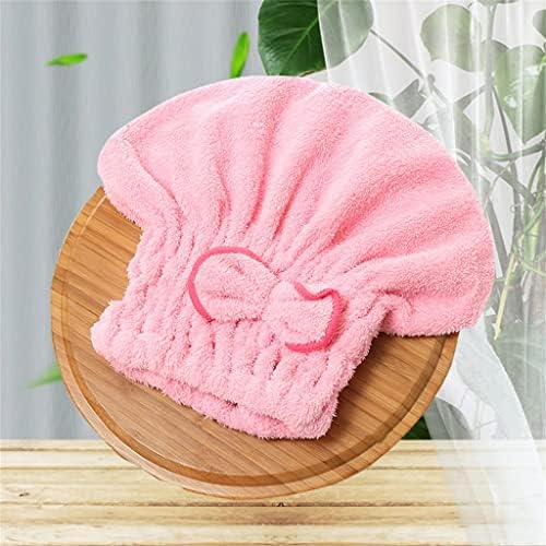 Tampa de cabelo seca de lã de coral Douba absorvente e fácil de secar touca de chuveiro de chuveiro de banheiro tampa da toalha da cabeça