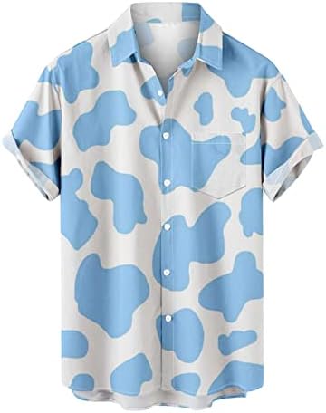 Camisas havaianas fofas estampas de vaca