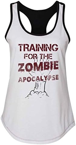 Little Royaltee Camisas Funnamente Tampas Funnárias -Treinando para uma Apocalipse Royaltee Zombie Amantes Camisas