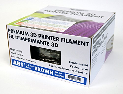MG Chemicals - ABS17SK1 Filamento de impressora ABS 3D de pele clara, 1,75 mm, 1 kg de bobo