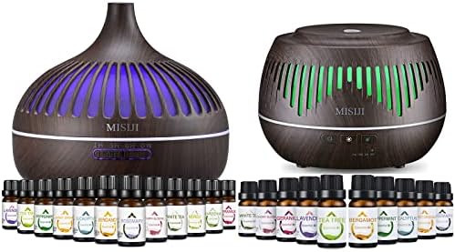 Difusor de aromaterapia com 12 óleos essenciais conjunto mais difusor de aroma com 10 óleos essenciais Conjunto - difusores