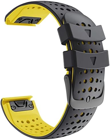 Kavju RELE elevão EasyFit Silicone Watch Bandtap Wristrap para Garmin Fenix ​​7x 7 6x Pro 5 5x Plus 935 Smartwatch