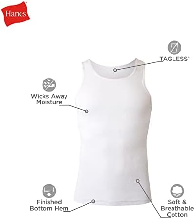 Hanes Men's 3-Pack a-tank